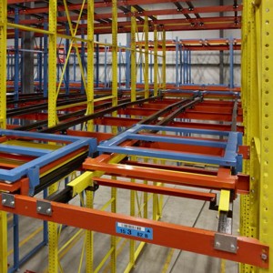 Spieth Storage Push-back pallet racking system