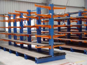 Warehouse Adjustable Single-Sided Cantilever Pallet Racking