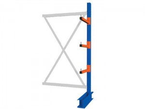 China Cheap price China Steel Pipe Storage Double Side Cantilever Rack