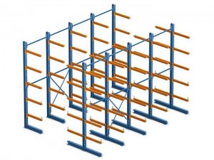 China Cheap price China Steel Pipe Storage Double Side Cantilever Rack