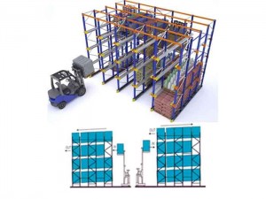 High Density Storage Drive in Pallet Racking