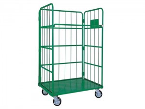 OEM/ODM Factory Steel Stackable Pallet -
 Warehouse Nestable Rolling Cage Trolley with Wheels – Spieth