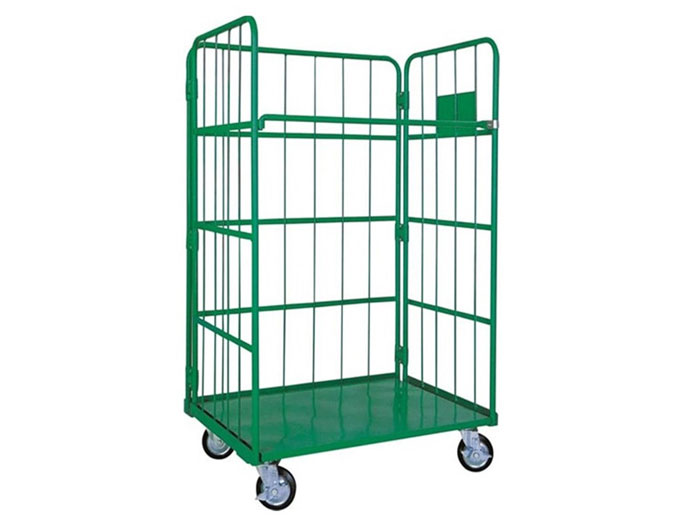 PriceList for Danish Flower Trolley -
 Warehouse Nestable Rolling Cage Trolley with Wheels – Spieth