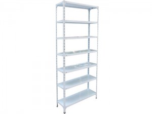 Light Duty Warehouse Storage Steel Slotted Angle Shelving