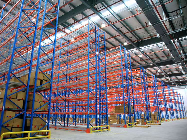 Precautions for installation of heavy duty storage racks