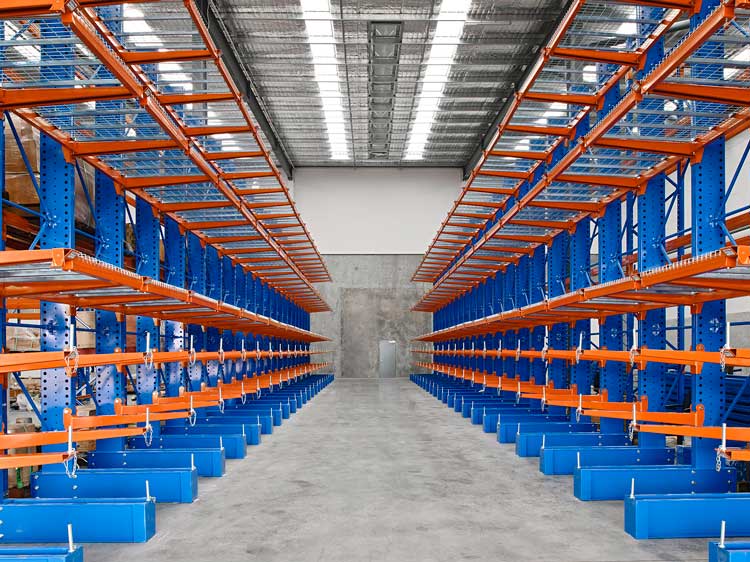 What are the applications of cantilever racks in different industries?