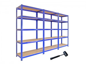 Hot sale Factory China Industrial Warehouse Storage Steel Light Duty Metal Rack Metal Boltless Shelving