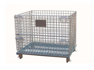 2019 wholesale price Metal Wire Shelf Rack -
 Folding Wire Container with Lid – Spieth